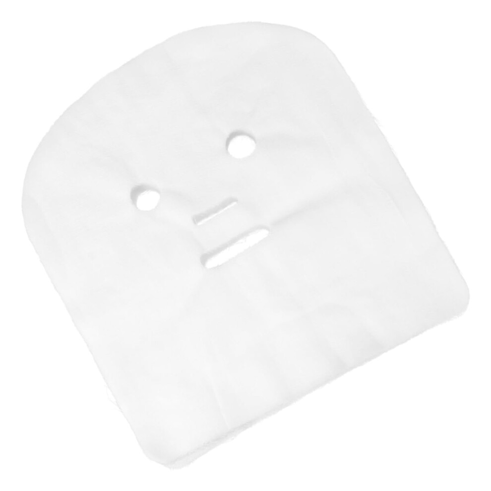 Facial Gauze Mask Precut Breathable Mesh Sheet for Spa Treatments and Deep Hydration Boost