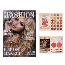 30 Color Eyeshadow Palette with Matte and Shimmer Shades, Longwear Low Fallout Makeup Palette
