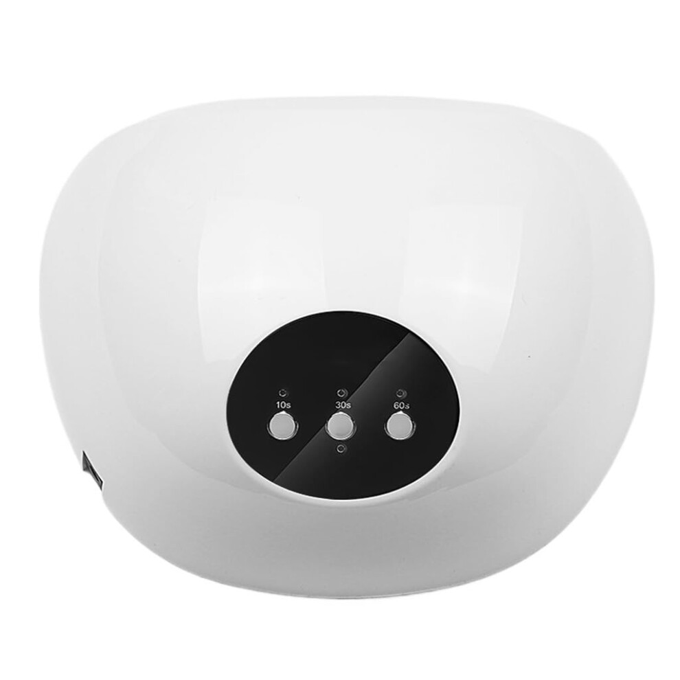 48W UV LED Nail Lamp with Smart Sensor for Fast Drying Gel Nails, DualHand Manicure Dryer
