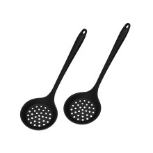 Skimmer Cooking Strainer Spoon Pack Of 2 Long Handle MultiFlammable Food Strainer Spoon For Cooking