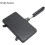 Quick Heating Dual Side Nonstick Sandwich Maker with Rotating Handle for Breakfast and Camping 2