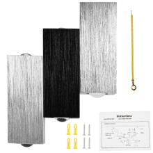 Lampa Balla LED galánta, Lampa LED Cruach Dhosmálta, Solas Staighre Cóimhiotal Alúmanaim, LED Ardéifeachtúlachta le haghaidh Coigilt Fuinnimh