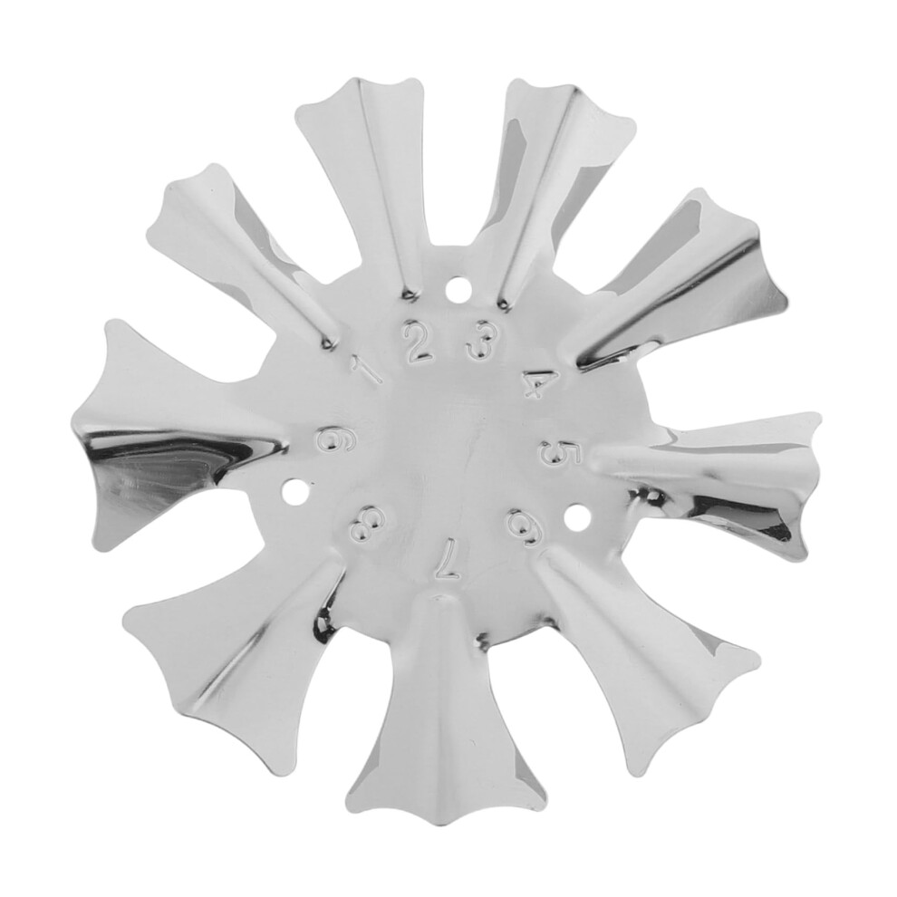French Manicure Tool Stainless Steel Nail Shaper Template for Precision Tips Salon and Home Use