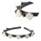 Tiara Boho com Pérolas de Cristal, Tiara com Pérolas e Strass, Tiara Trançada Brilhante com Zircônias, Tiara Dupla com Torção, Pérolas 3