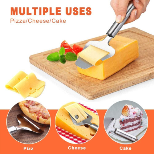Practical Cheese Plane, Strong and Durable Stainless Steel Material, Sharp Blade Cheese Cutter, Comfortable Grip Handle, Convenient for Indoor 1