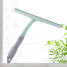 Window Squeegee and Glass Scraper with Large Head for Streak Cleaning Bathroom Car Mirrors
