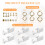Gold Disposable Ear Piercing Kit with Self Piercing Gun, Multiple Stud Sizes for Home Use 2