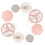 8pcs Silicone Toe Separators for Pedicure, Reusable Flexible Spacers for Smudge Nail Application 1