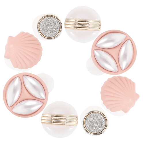 8pcs Silicone Toe Separators for Pedicure, Reusable Flexible Spacers for Smudge Nail Application