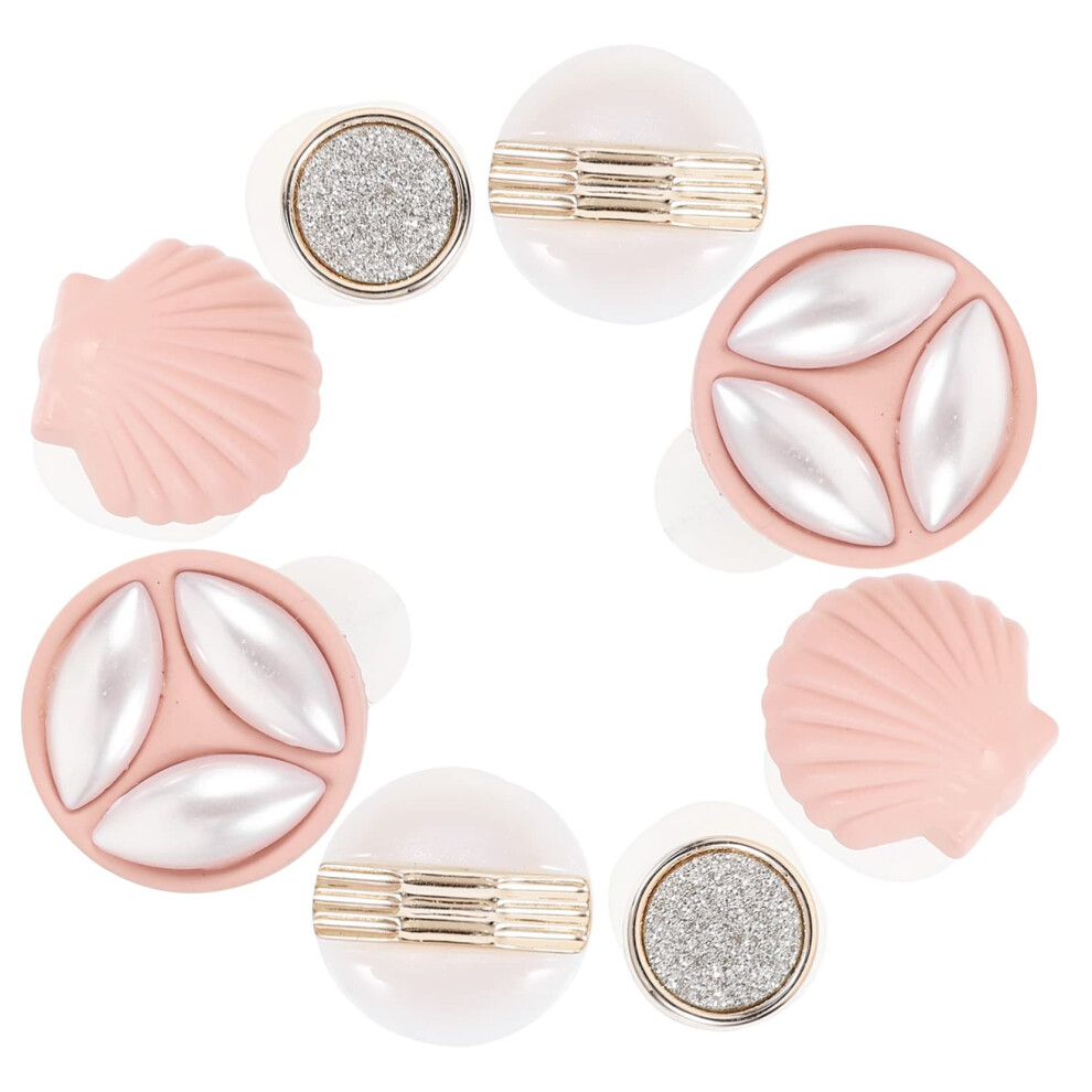 8pcs Silicone Toe Separators for Pedicure, Reusable Flexible Spacers for Smudge Nail Application