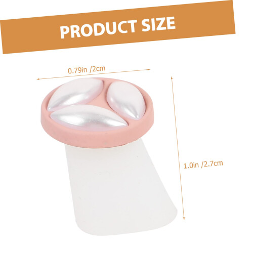 8pcs Silicone Toe Separators for Pedicure, Reusable Flexible Spacers for Smudge Nail Application 1
