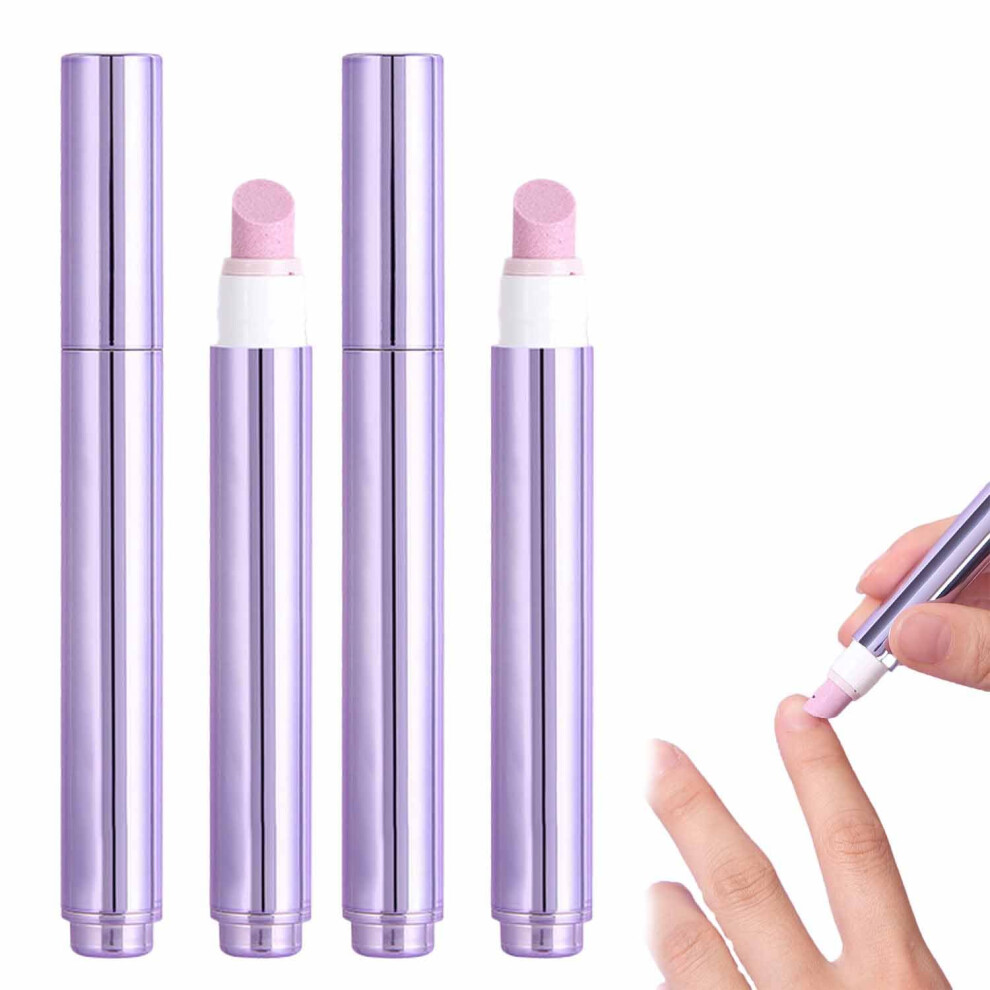 2025 Upgrade 3in1 Nail Care Pen with Ceramic Cuticle Pusher and Oil, Leakproof Dual Tip, 2pcs