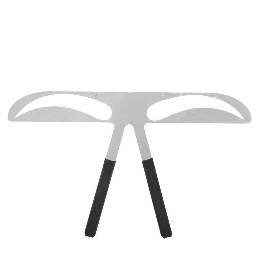 Eyebrow Stencil Kit with Ruler and ThreePoint Alignment System for Symmetry and Precision Mapping