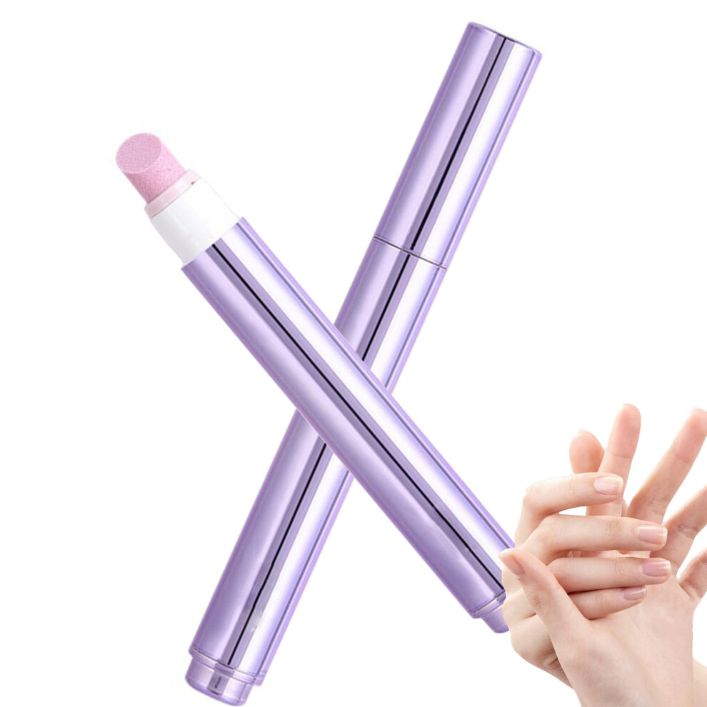 3in1 Cuticle Oil Pen with Ceramic Pusher, Moisturizing Nail Care for Dry and Damaged Nails, 2pcs