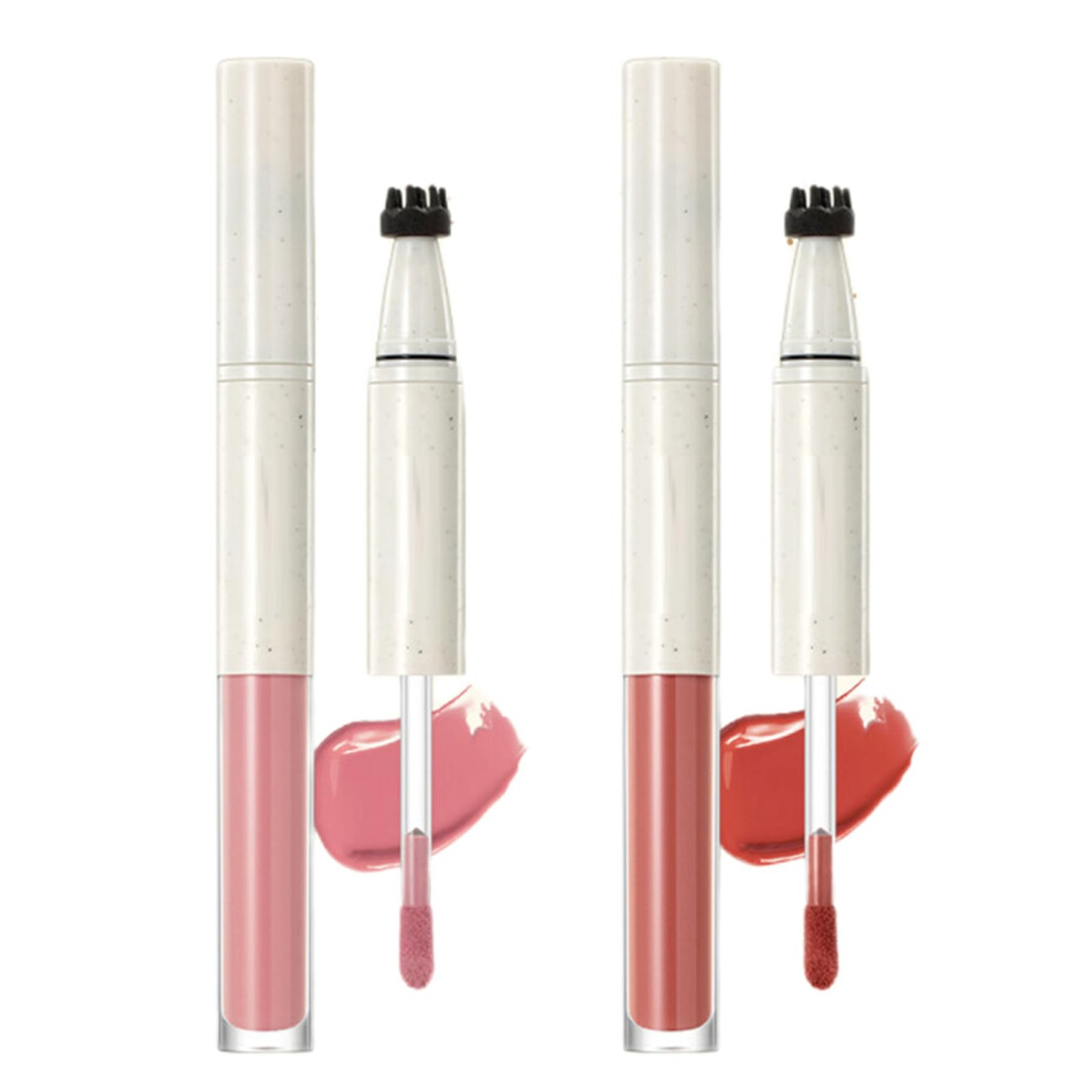 2in1 Freckle Pen and Liquid Blush with Realistic Freckle Stamp for Natural Sunkissed Makeup