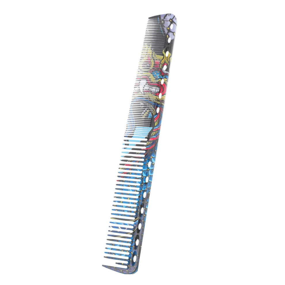 Unisex Professional Barber Hair Cutting Comb With Dual Tooth Design, Wide Tooth, Lightweight For Salon And Home