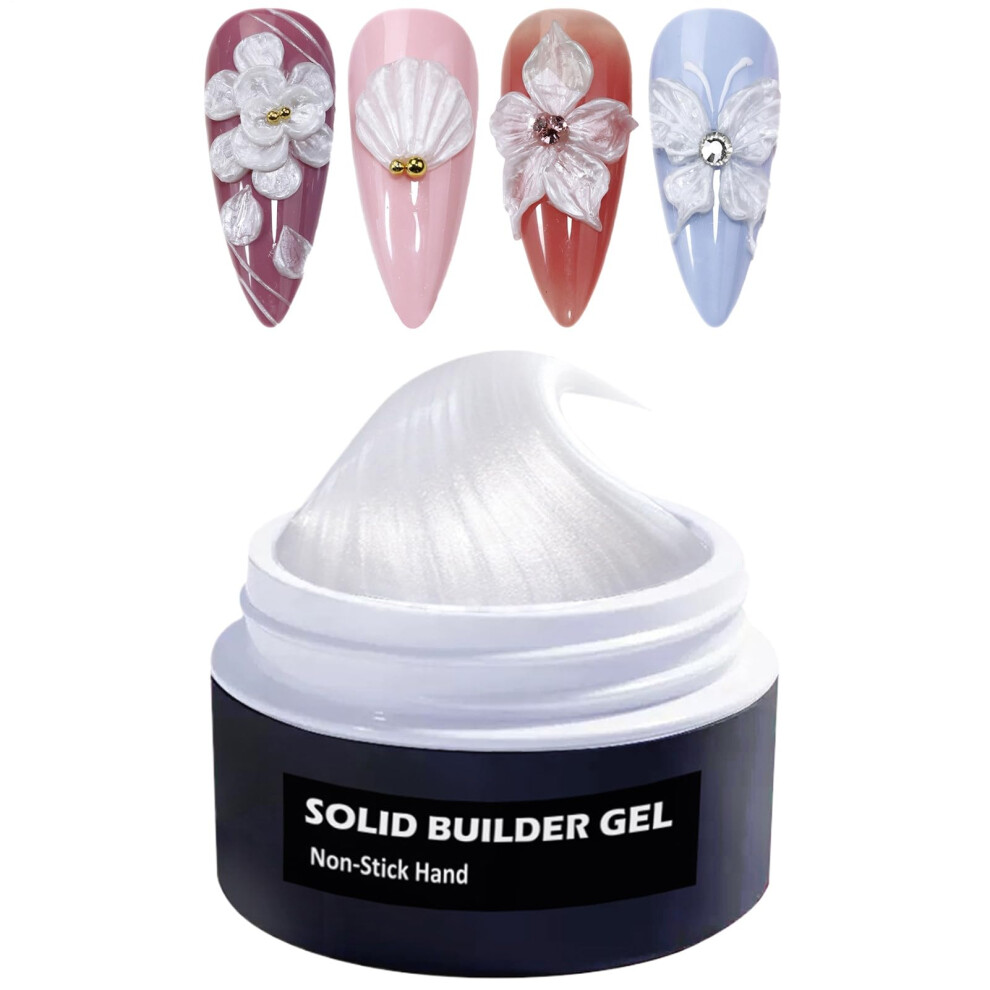 Professional Builder Gel for Nail Extensions, NonSticky LongLasting Gloss for Bridal Nail Art