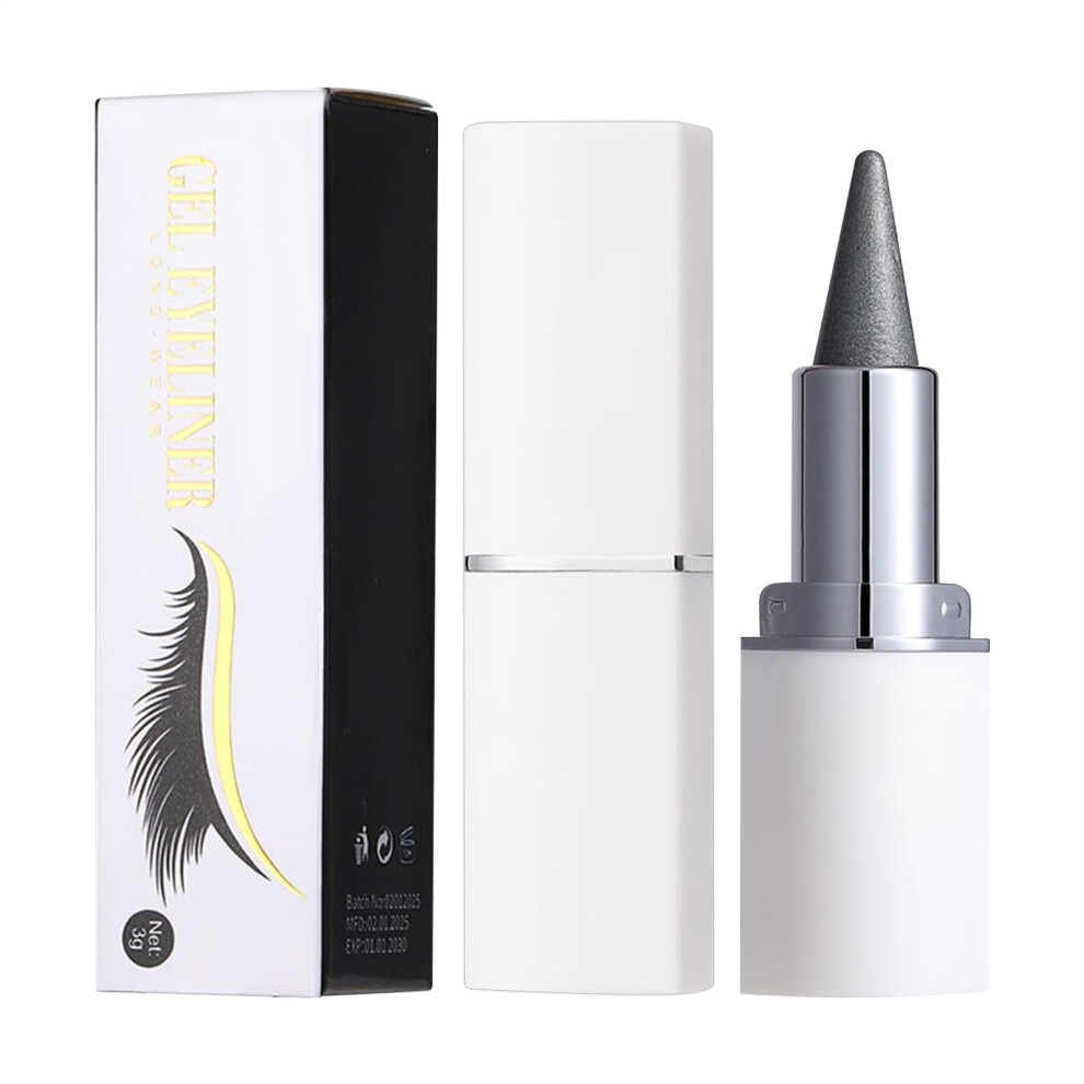 3x Waterproof Gel Eyeliner Pencil Set, Long Lasting Smudge Proof, Multi Use for Eyeshadow and Brows