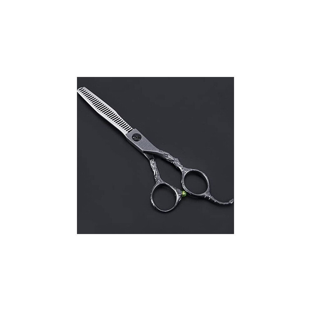 Professional Hair Thinning Scissors 6 Inch Japan 440C Barber Shears with Ergonomic Comfort Grip