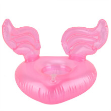 Uppblåsbara dryckesflottar, Love Wing-utseende för poolpartydekningar, hållbara och pålitliga rosa PVC-flytande dryckeshållare stöder 12 till