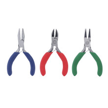 Professional Jewelry Tools, Includes Needle Nose Pliers, Round Nose Pliers, And Wire Cutters, Mini Pliers Kit For Beading & Repair, High-Quality Hard