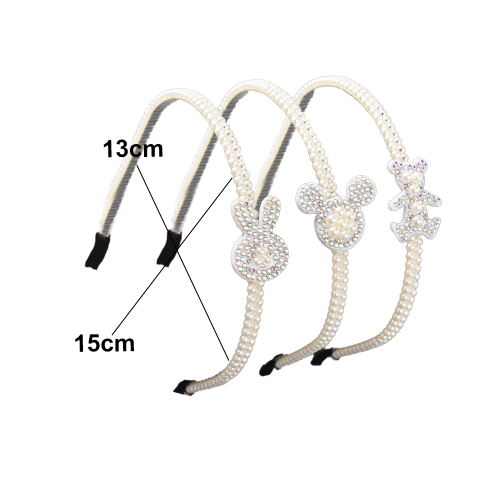 Perles artificielles, bandeaux tendance taille unique 1