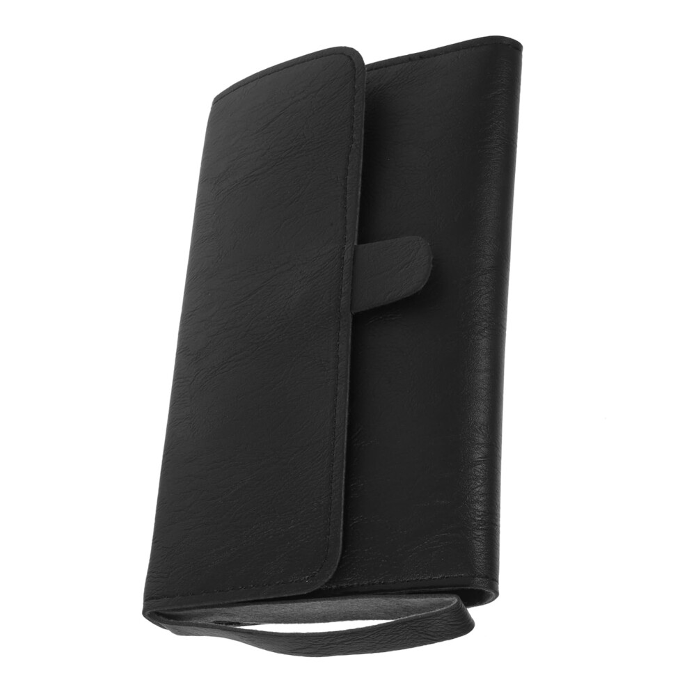 Leather Barber Scissor Case with Secure Protection and Compact Organizer for Professional Stylists