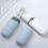 Porte-brosse à dents unique, peu encombrant,-Noir transparent 7