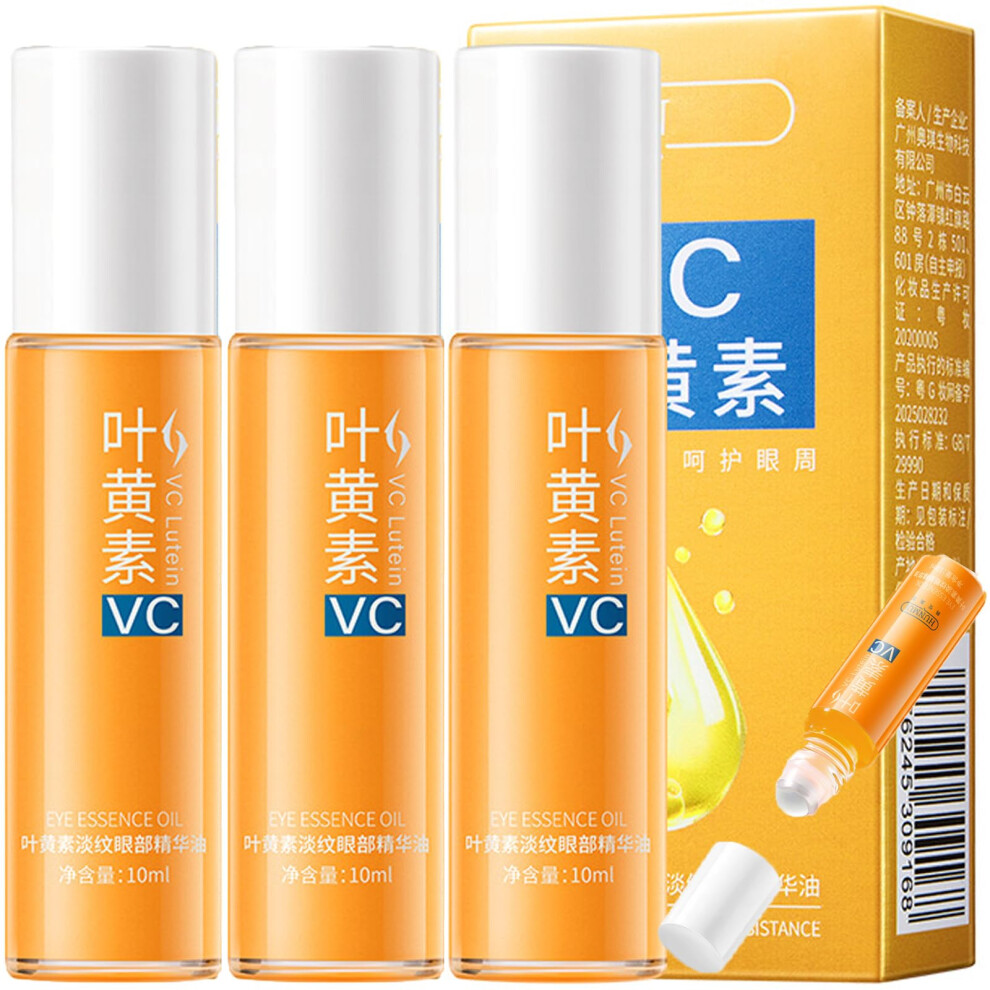 Dark Anti Wrinkle Eye Serum Oil With Lutein And Vitamin C, Hydrating Roll On For Circles 10Ml