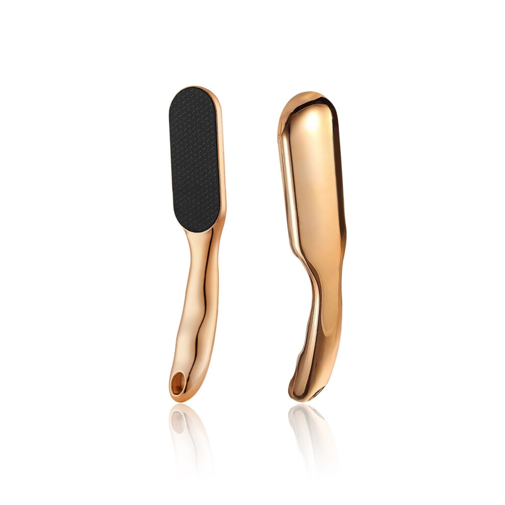 Glass Foot File Callus Remover with Ergonomic Comfort Grip for Smooth Heels and Pedicure Care