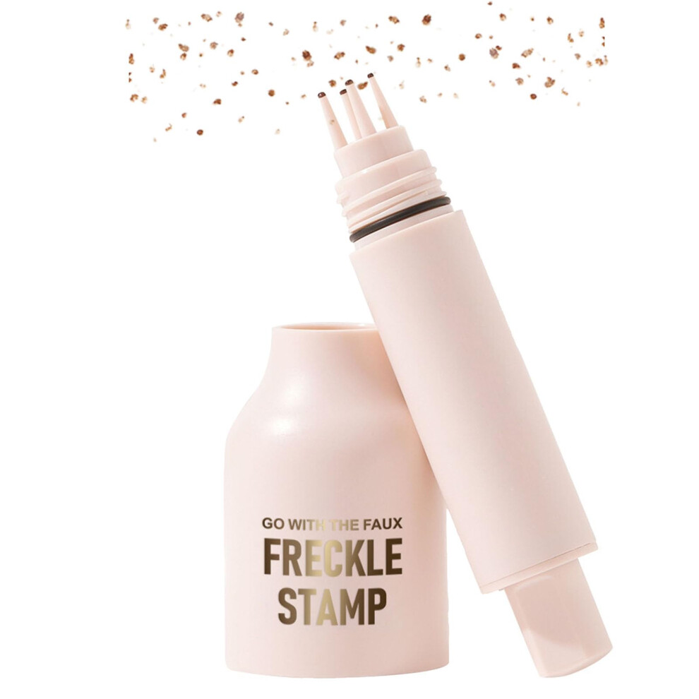 Light Faux Freckle Pen Waterproof With Realistic Fivepoint Stamp For Natural Sunkissed Look