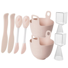 Facial Mask Mixing Bowl Set Silicone Brush Kit for Women Easy Clean Reusable Tools 2 Sets