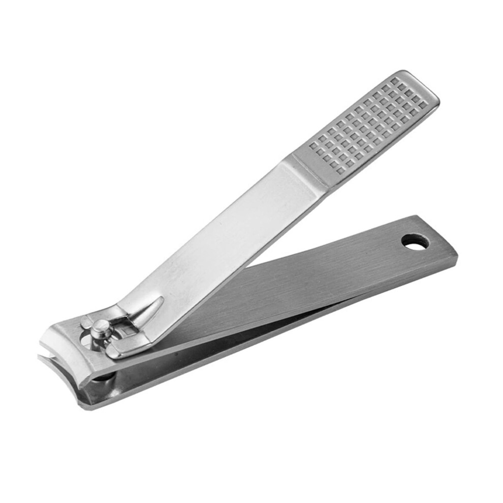 Stainless Steel Nail Clippers for Thick Nails with 360 Rotating Head and Ergonomic Curved Blade