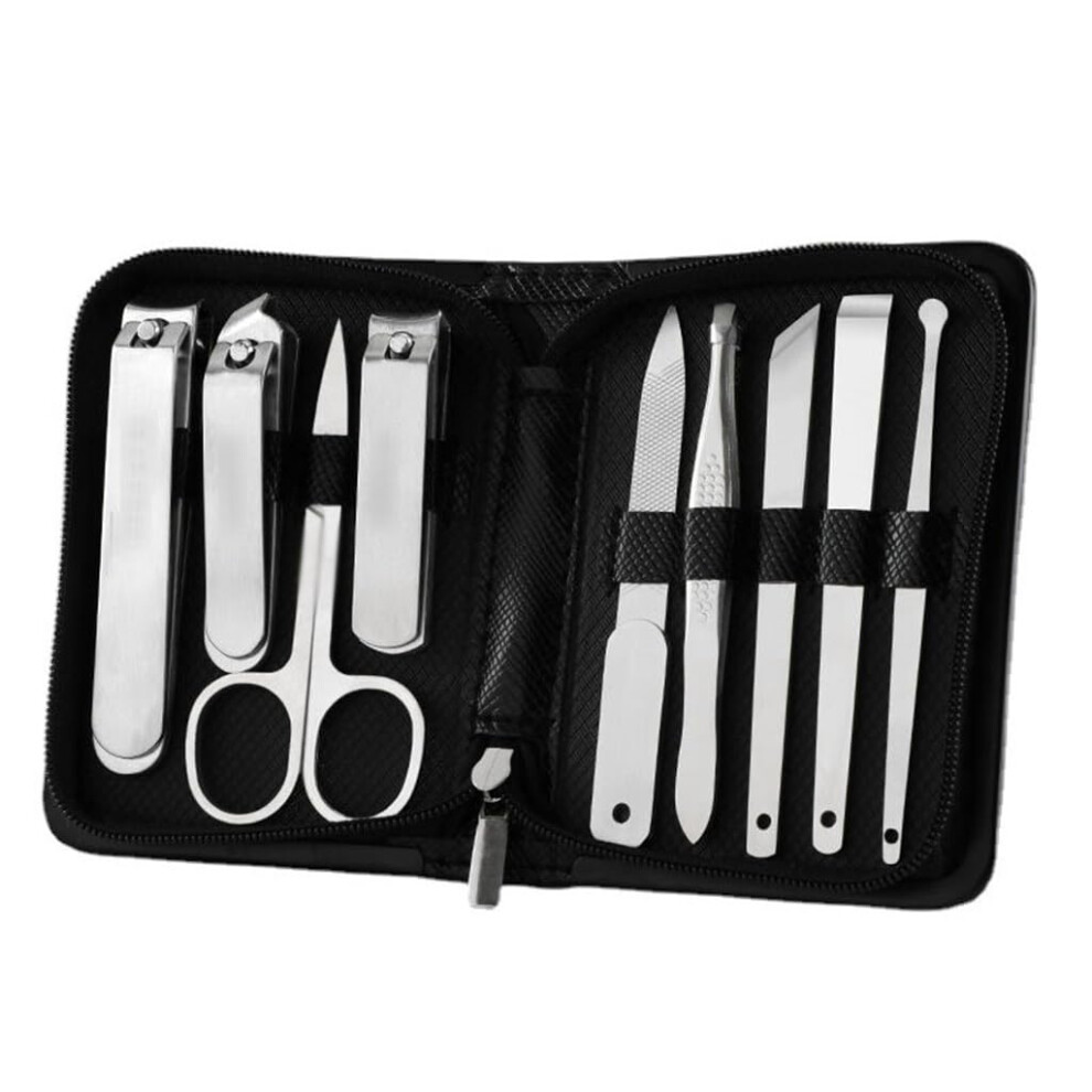 Nail Clippers Set Stainless Steel Ergonomic Grip Manicure Pedicure Tools for Travel