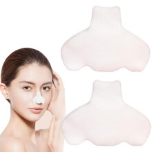 100pcs Disposable Nose Facial Pads Precut Nonwoven Nose Fit Strips for Skincare Spa Use