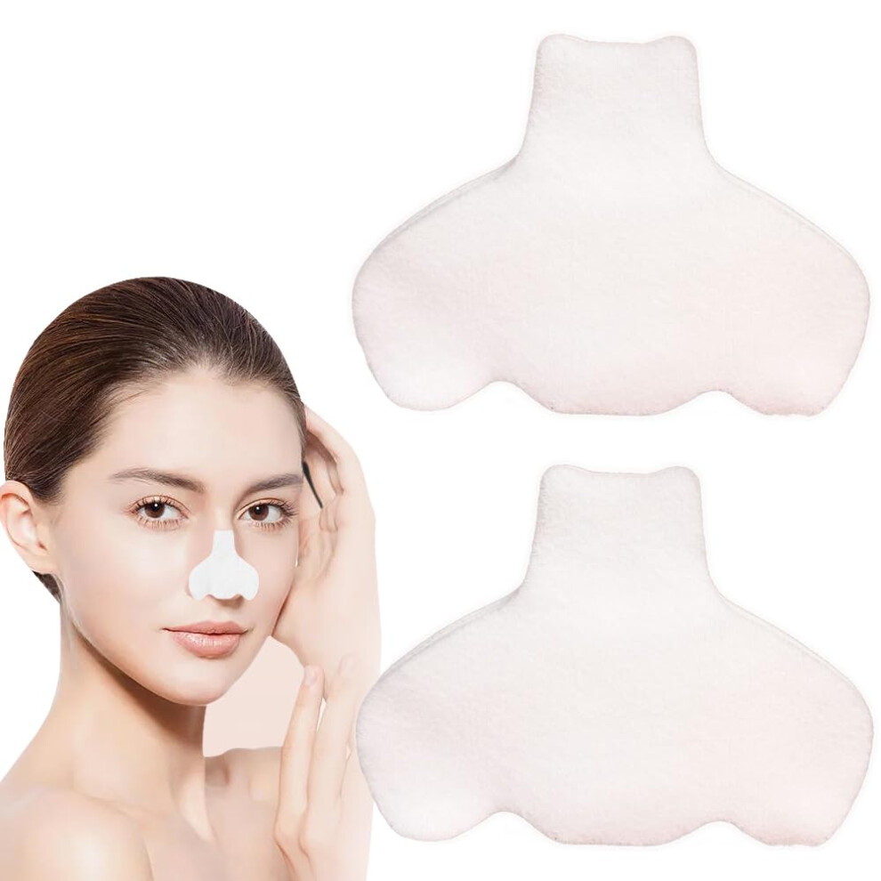 White 100Pcs Disposable Nose Facial Pads Precut Nonwoven Nose Fit Strips For Skincare Spa Use