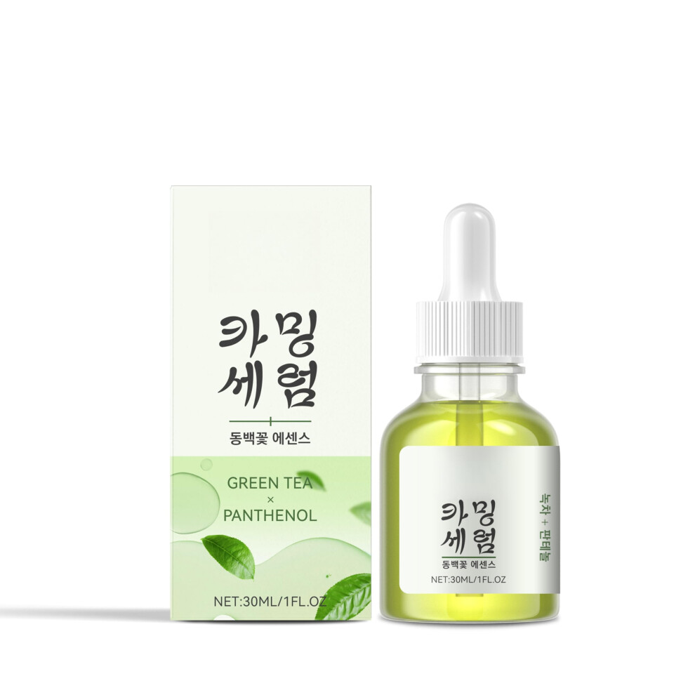 Green Tea Panthenol Hydrating Face Serum With Deep Moisture And Radiant Finish For Smooth Makeup Base