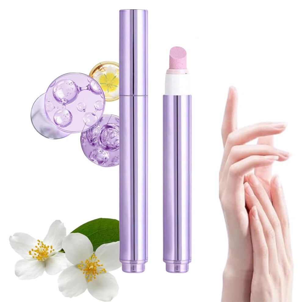 3in1 Cuticle Oil Pen with Ceramic Pusher for Dry Damaged Nails Hydration and Care (1PCS)