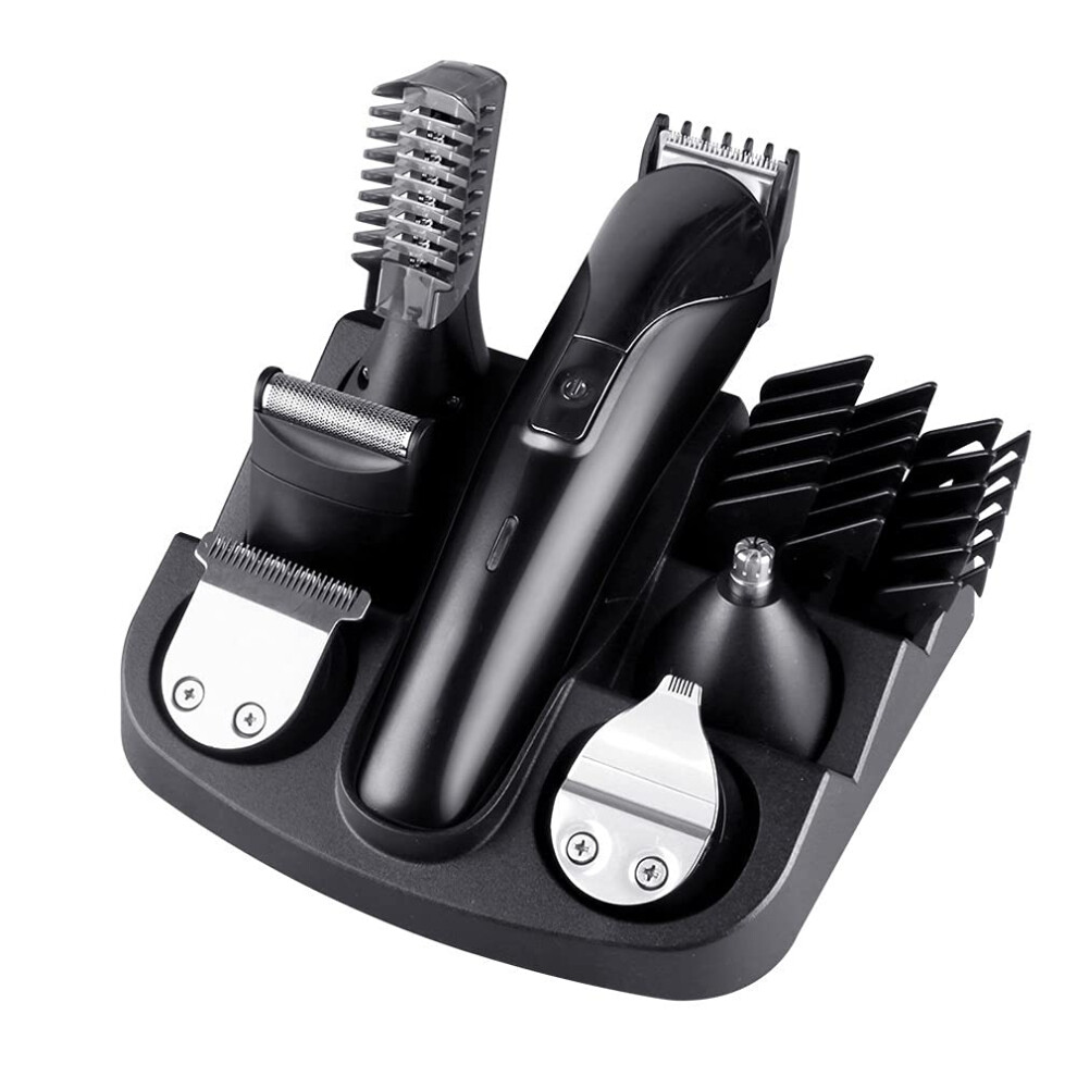 Hair Clippers for Men 6 in 1 Cordless Waterproof Hair Trimmer Kit with Long Battery Life