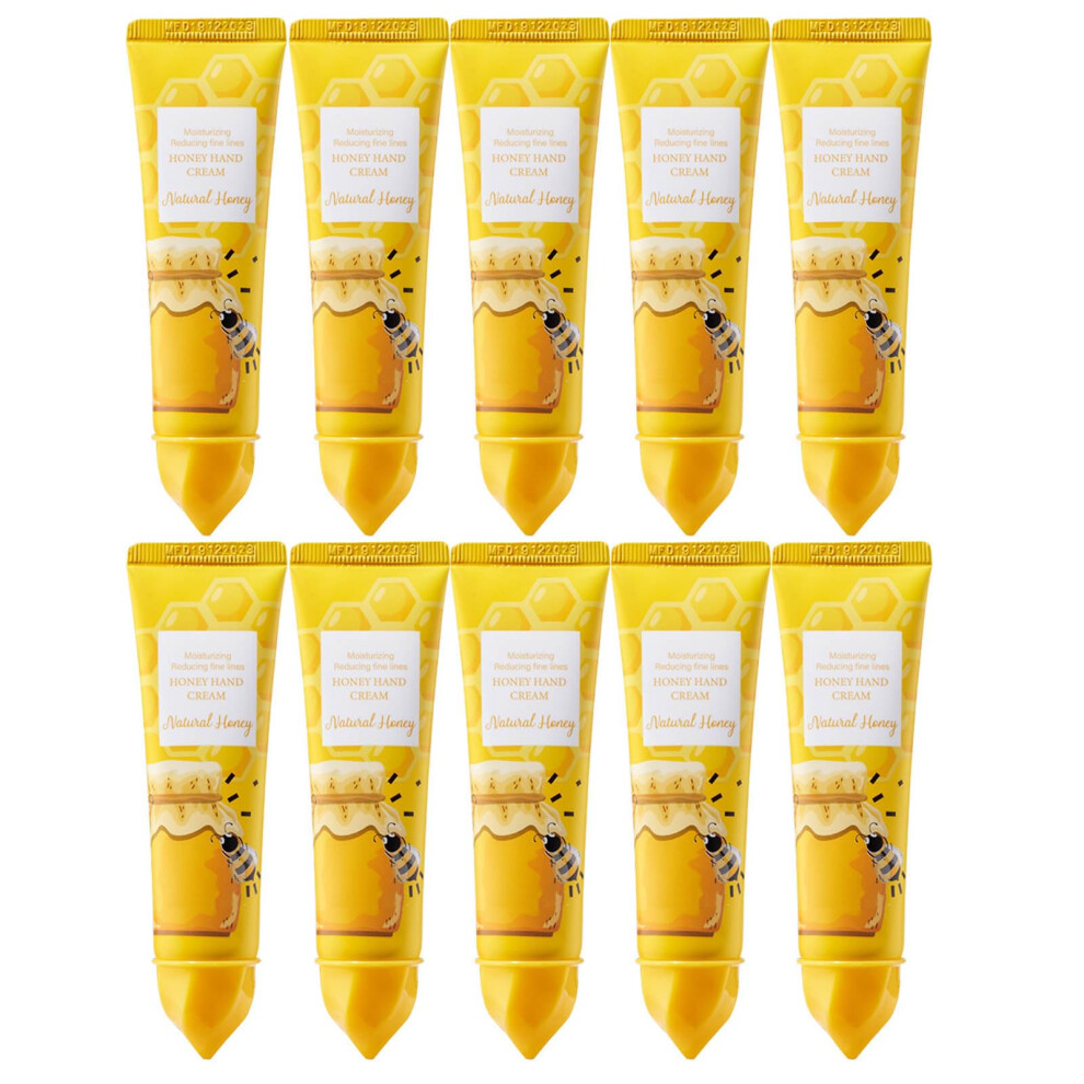 Honey Hand Cream Travel Size Set, Deep Hydration Moisturizing Lotion for Dry Cracked Hands