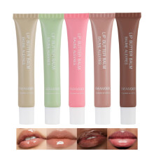 Dulele 5PCS Lip Balm Set with Shea Butter, Hydrating NonSticky Lip Gloss, Vitamin E for Dry Lips