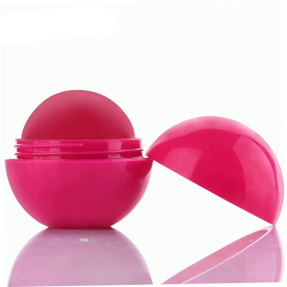 Red Strawberry Lip Balm Egg Shape Lip Plumper With Deep Hydration For Dry Lips Travel Friendly Size