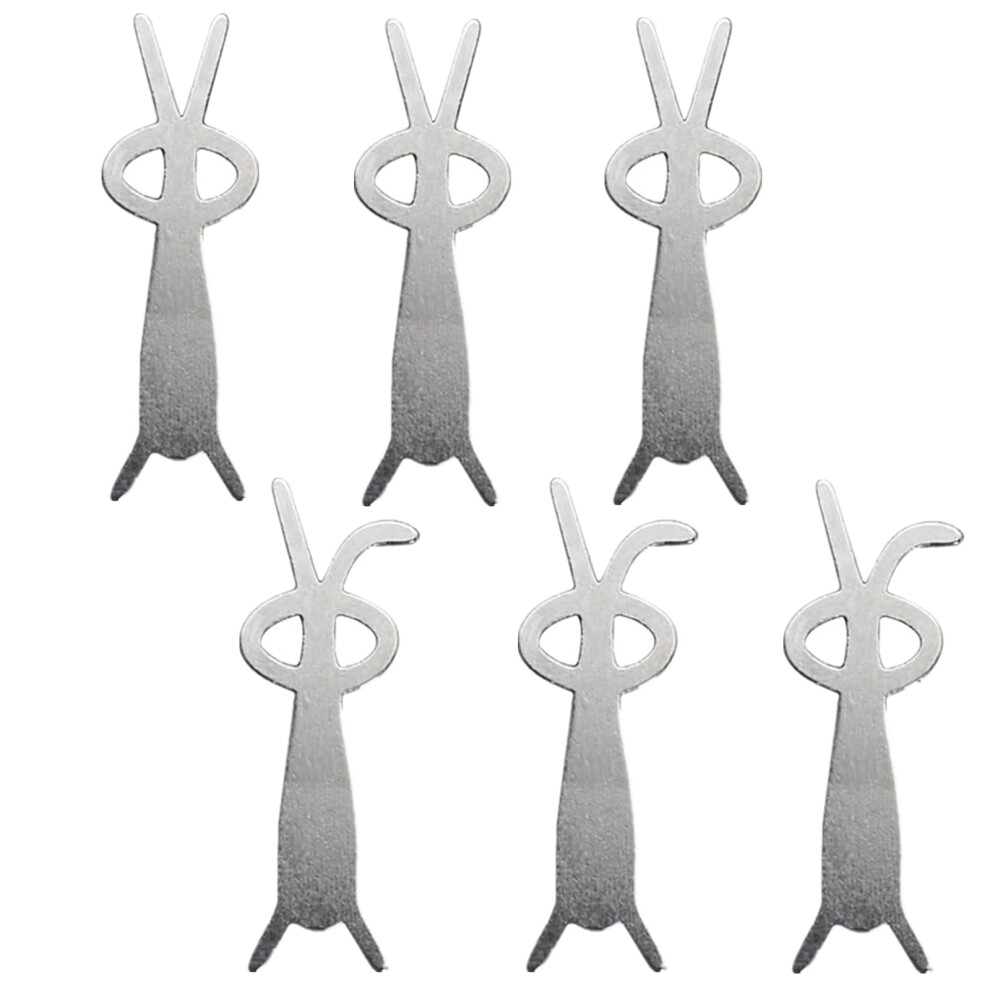 6 Pcs Heart Cat Eye Nail Art Magnet Tool with YShaped Guide for 3D Effect and DIY Manicures