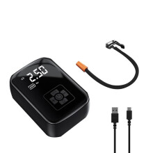 Op de Auto Gemonteerde Draadloze Digitale Display-Opblaaspomp Draagbare Draadloze Luchtpomp Bandenpomp met Power Bank-Functie