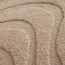 (Light coffee, 2 Seat 35.4inch X 62.9inch(90x160cm)) Artificial Fur Sofa Cushion, 1 Count Non-Slip Cushion, Soft Thick Plush Material, Winter Warmth