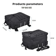 3Pcs Motorcycle Top Bag&Left Right Bag Rear Luggage Bag Tail Box Bag for R1200GS R1250GS F650GS F700GS F750GS