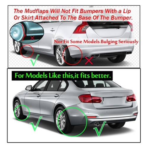 Car Mud Flaps  Guards Mudguard For- 3 5 7 Series E30 E46 E90 E91 E92 E93 E60 F10 F11 G30 E38 E65 F01 2