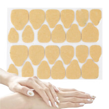 Press On Nail Adhesive Tabs Reusable Glue Stickers for False Nails, LongLasting Quick Application