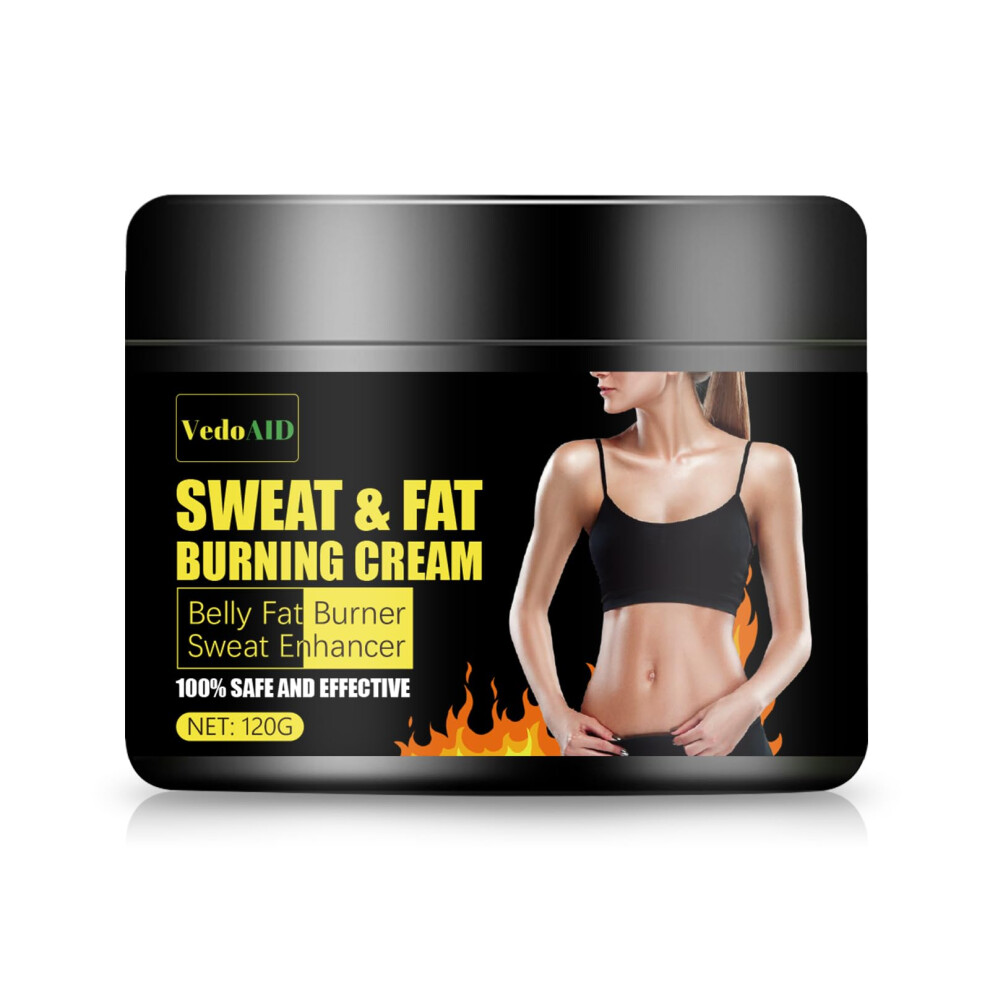 Cream Sweat Enhancer With Sweat Activating Formula, Skin Tightening And Anti Cellulite Lotion For Stomach Thighs Butt, 3.4 Fl Oz