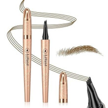 Waterproof Micro Tip Eyebrow Pencil for Women with Natural Hairlike Strokes and Precise Shaping